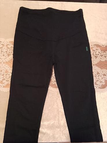 Təzədir. Qadınlar üçün qara hamiləlik legginsləri - Rəng: qara
