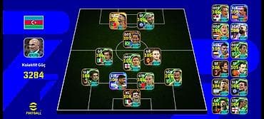 Playstation: EFootball hesabı – güclü komanda tərtibatı - Komanda reytinqi — 1