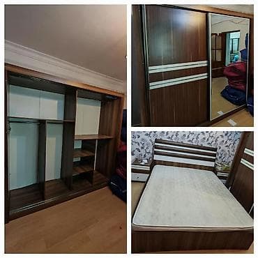 Dolab ve Taxt satilir 365azn.Dolab olcu 220x210.Taxt olcu