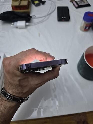 IPhone 14 Pro Max, 128 GB, Mavi, Zəmanət, Simsiz şarj, Face ID — 5