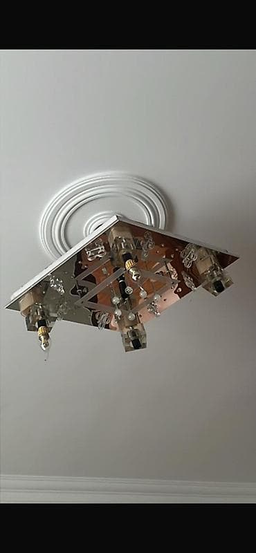 asma guzgu: Çılçıraq, 3 lampa, Metal — 1