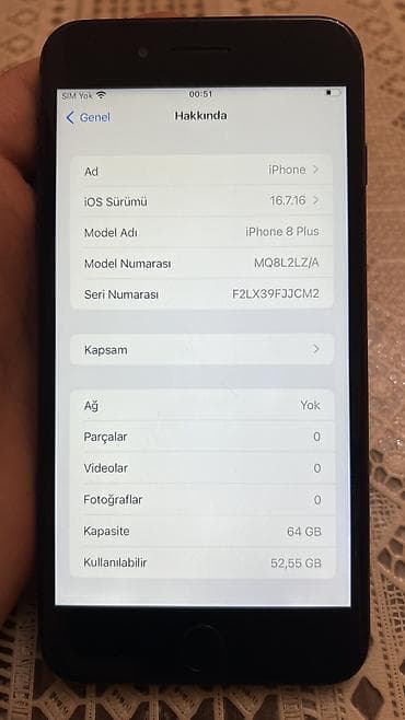 phone 8 plus: IPhone 8 Plus, 64 GB, Black Titanium — 9
