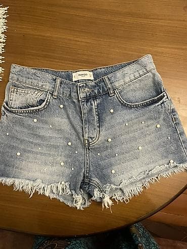 Mango Denim qadın şortik Yeni kimidi 2 defe geyinmisem Razmer 38 — 1