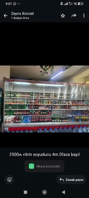 vitrin panel: 2500₼ vitrin soyuducu 4m 0faza bayıl

1750 zeyno♥️ — 1
