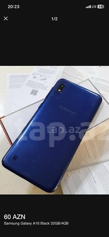telefon redmi not 9: Samsung Galaxy A10, 32 GB, rəng - Qara — 1