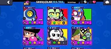 stranger things will: Brawl Stars oyun hesabı - Kupa: 51.744 (ən yüksək 51.749), Liga: I - — 3