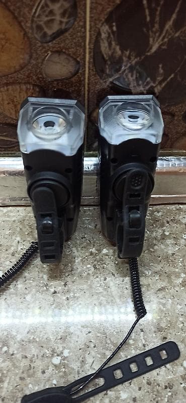 velosiped idman: Velosiped üçün ön işıq və zəng – günəş enerjisi ilə doldurulan. Eynisi — 3