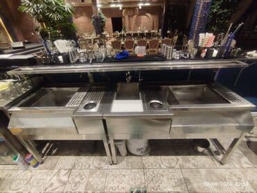 restoran ucun qab qacaq: Bar station qiymet olcu ve modele uygun hesablanir Birinci əl — 1