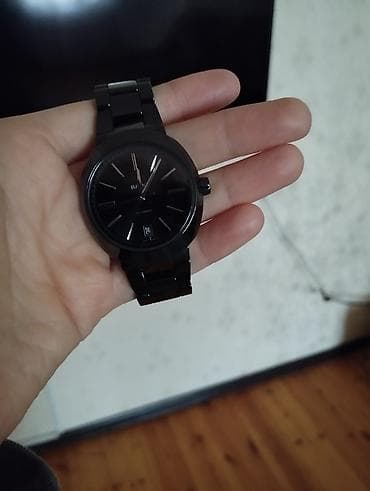 saat rado: RADO kişi qol saatı – klassik minimalist dizayn - Rəng: tam qara — 3