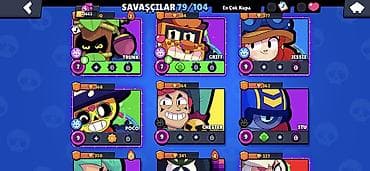 Brawl Stars oyun hesabı – geniş döyüşçü kolleksiyası Xüsusiyyətlər: - — 8