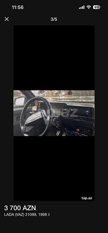 235 70 17.5: LADA (VAZ) 21099, 1998 il - Ban: sedan, gümüşü rəng - Ön/Arxa işıqlar — 3