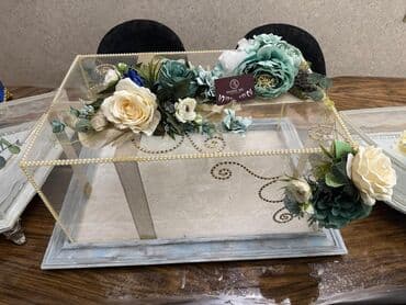Toy nişan səbətləri hər biri akril demirdən və xruslandandiMarry