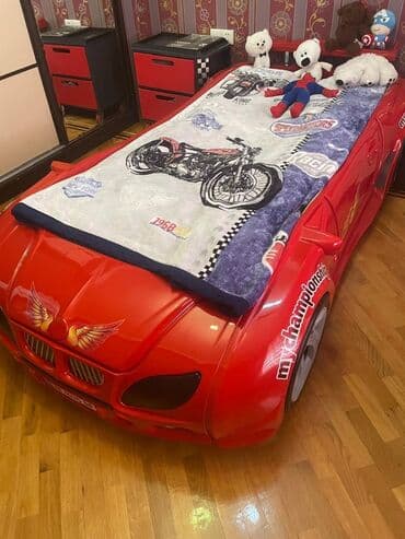 uşaqlar üçün isveç divarları: Новый, Готовый, Кровать-машина, С матрасом, С выдвижными ящиками — 2