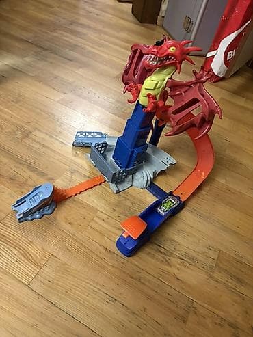 konstruktor maşınlar: Hot Wheels “Dragon Blast” tras oyuncağı Yaxşı vəziyyətdədir. Bütün — 2