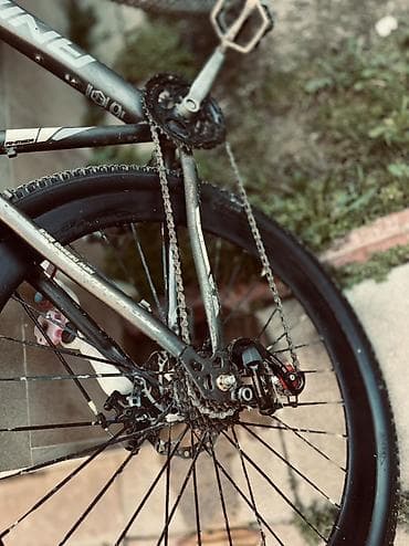 Детские велосипеды: Anmier dağ velosipedi - Güclü alüminium çərçivə, gümüş/qara rəng — 9