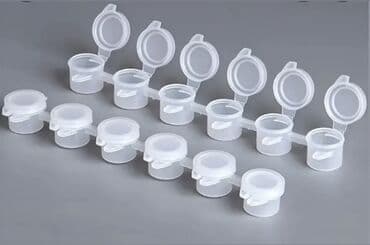 Rəng palitrası üçün mini konteynerlər – 6-lıq zəncir - Material