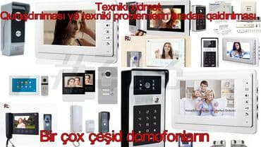 ремонт домашних телефонов на дому: Domofon, Access kontrollarin texniki xidməti və quraşdırılması Salam — 1