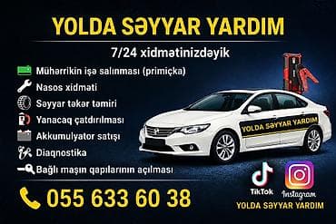 Yolda Səyyar Yardım – 7/24 xidmət Peşəkar mobil komanda ilə Bakı və