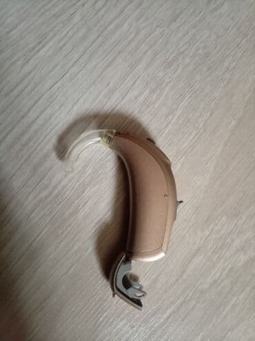 Tibbi avadanlıq: Qulaqcıq aparatı (BTE – qulaqarxası model) - Rəng: bej/qızılı ton — 3