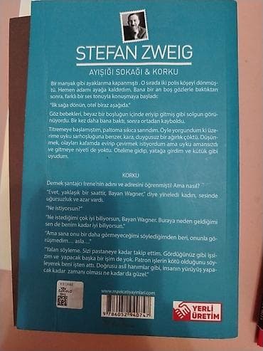 Книги и журналы: Stefan Zweig - Ayışığı sokağı ve korku Türk dilində ikinci əliçi — 2