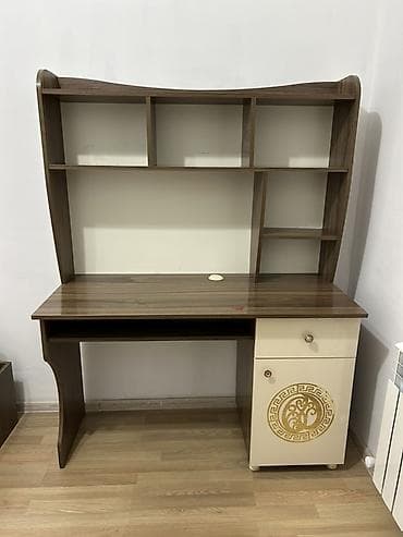 stol ofis: Oğlan və qız üçün, İşlənmiş, Təknəfərlik çarpayı, Yazı masası, Termo — 2