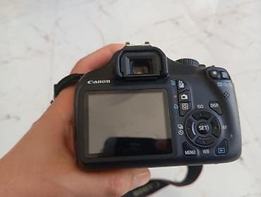 note 14: Canon EOS DSLR fotoaparat + Canon EF‑S 18‑55mm f/3.5‑5.6 IS II — 2