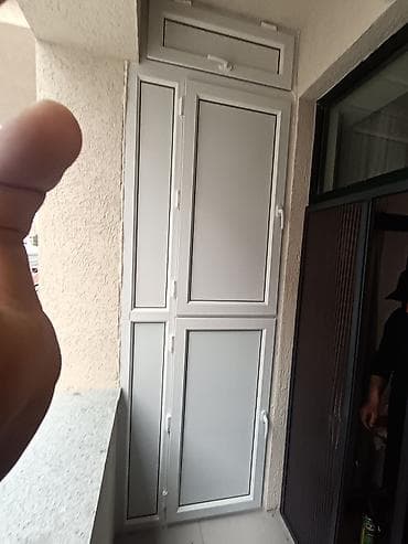 kicik şkaf: Balkon üçün PVC/profil karkaslı qapalı dolab - Material: ağ rəngli — 5