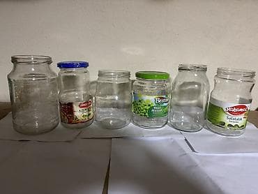 şəki halvası: Məhsul: Şüşə bankalar və parça uşaq maskaları dəsti - Şüşə bankalar — 2