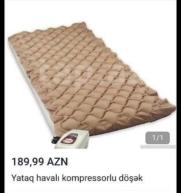 hava yatağı: Hava ilə doldurulmuş matras, Bir nəfərlik — 1