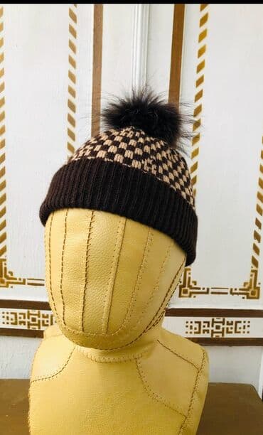 gence hicab instagram: Шапка Луи с помпоном из натурального меха — 2
