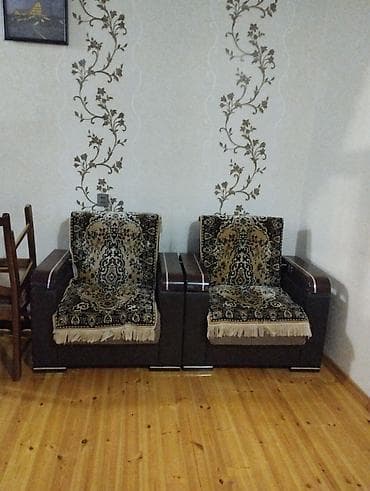 Yeni, Di̇van-kravat, 2 kreslo, Bazalı, Açılan