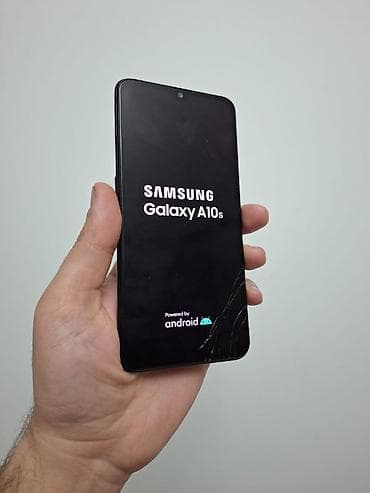 62 10 nokia: Samsung Galaxy A10s, 32 GB, rəng - Qara, Qırıq — 1
