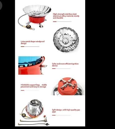 piknik dəsti: Piknik sobasi qaznan isleyir uzerinde iki balon hediyyedi! — 2