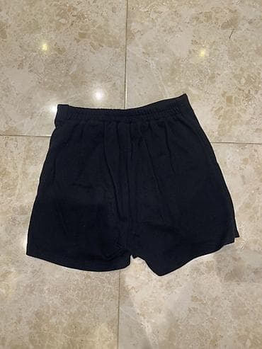 eclat de lune: Qadın şort-ətək (skort) – qara rəng - Model: ön hissədə örtülü ətək — 3