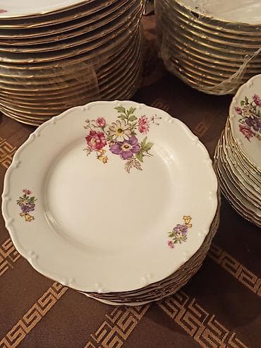 feyxoa ciceyi: Nahar dəsti, rəng - Ağ, Farfor — 3