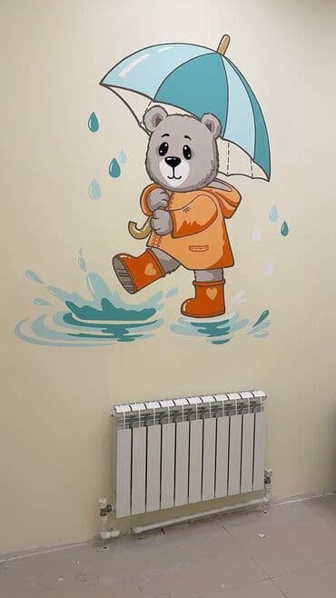 Divar rəsimlərinin çəkilməsi🎨 WhatsApp aktiv yaIn bizə və ya zəng edin