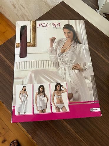 villur ev geyimleri: Felina Lingerie – qadın ev geyimi dəsti (art. 6050).Bordo rengdi 80 — 2