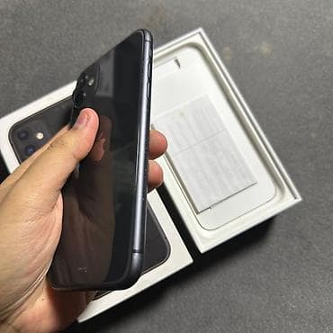 iphone 11 ekrani: IPhone 11, 128 GB, Qara, Face ID — 4