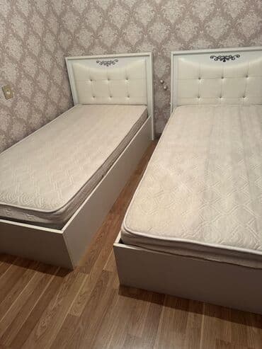 tək qravad: İşlənmiş, Təknəfərlik çarpayı, Bazasız, Matras ilə, Siyirməsiz, Azərbaycan — 2