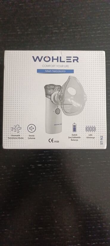 Tibbi avadanlıq: Wohler Mesh Nebulizator – portativ, səssiz və rahat istifadəli — 3