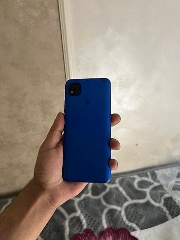 telefon satış: Redmi 9C, 64 GB, rəng - Mavi, Barmaq izi — 2