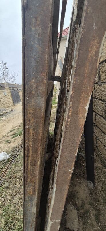 qaraj darvazasi: İşlənmiş Dəmir Həyət darvazası, Yana açılan, Mexaniki, rəng - Boz, Kredit yoxdur, Ünvandan götürmə — 4