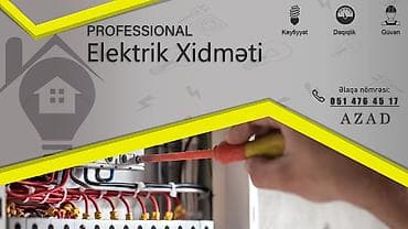 santexnik ustasi xalqlar: Evlərdə Ofislərdə Abiyektlərdə Elektrik işlərinin görülməsi Yaranan — 2