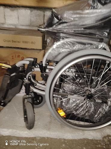 portativ: Yığcam əlil arabası – yüngül və rahat idarə olunan model — 1