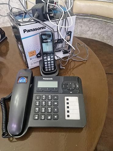 Stasionar telefon Panasonic, Simli — 2
