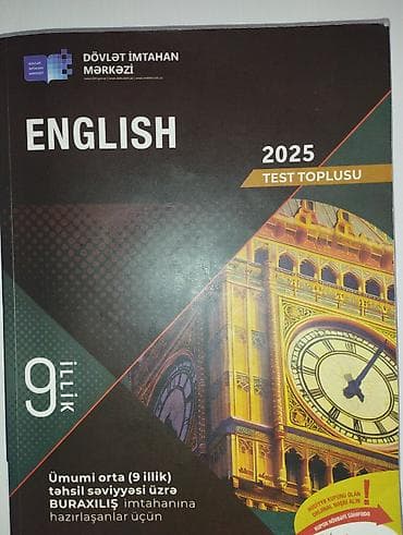 array informatika pdf: Məhsul: “ENGLISH – 2025 Test Toplusu” (Dövlət İmtahan Mərkəzi) — 1