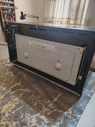 elden ring ps4: Mikrodalğalı soba Samsung, Ayrıca dayanan, Qril ilə, rəng - Qara — 5