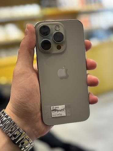 ucar telefon: IPhone 15 Pro, 128 GB, Space Gray, Face ID — 1
