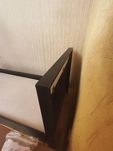 Ev və bağ: Tək nəfərlik çarpayı karkası - Ölçü: standart tək nəfərlik (təxmini — 3