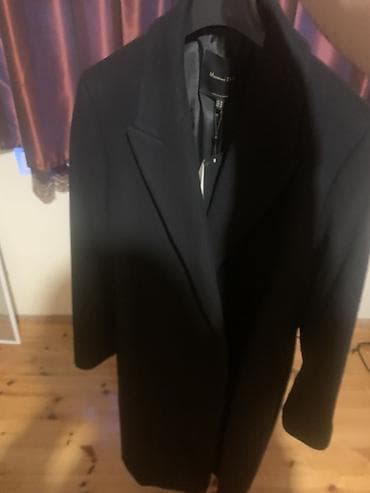 Palto, Massimo Dutti, M, rəng - Qara